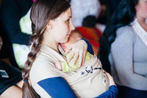 Mother and breastfed child