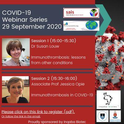 Sais Immunopaedia Webinars Immunopaedia Immunopaedia